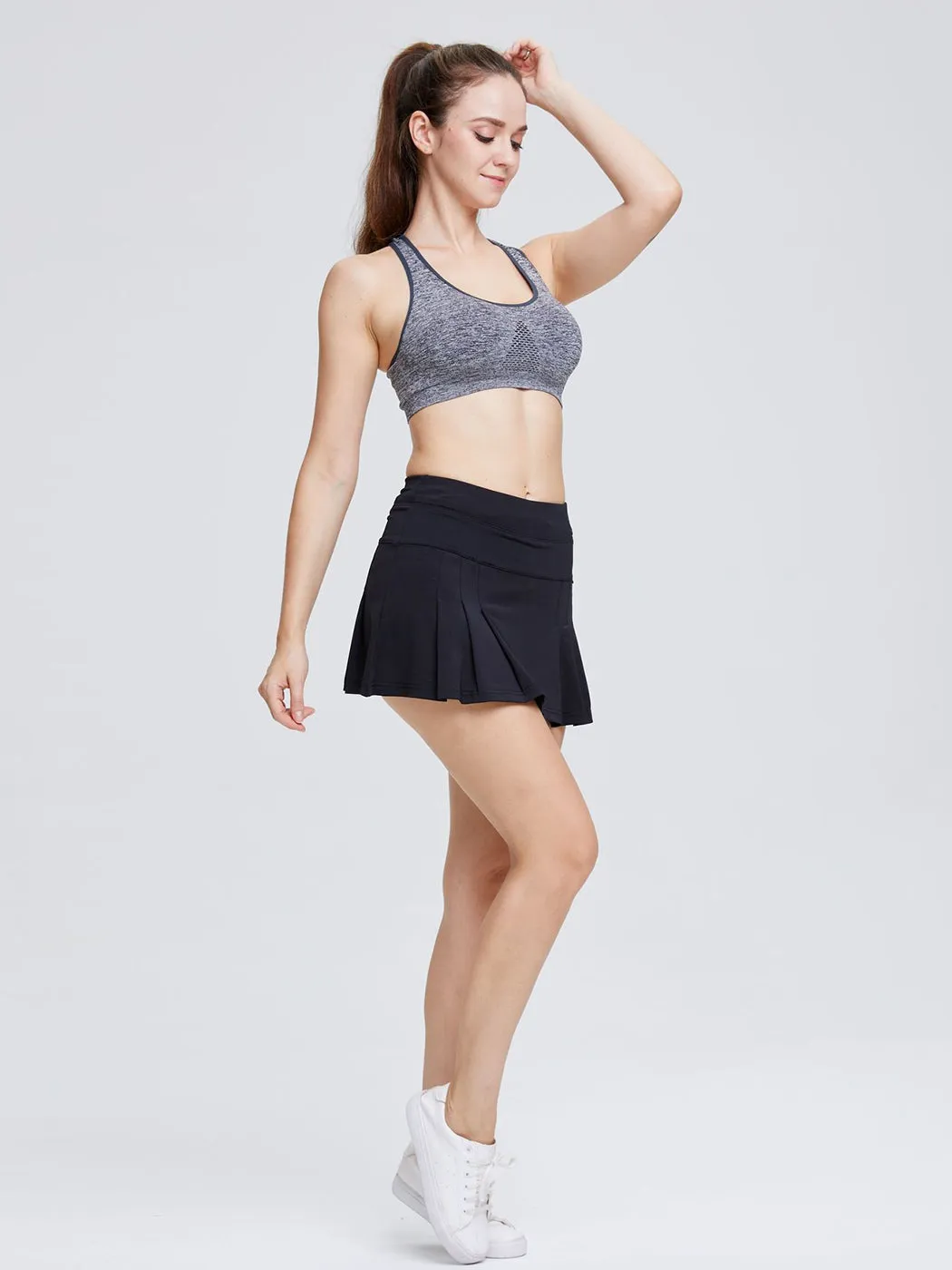Women's Tennis Skirt Quick Dry Pleated with Pockets
