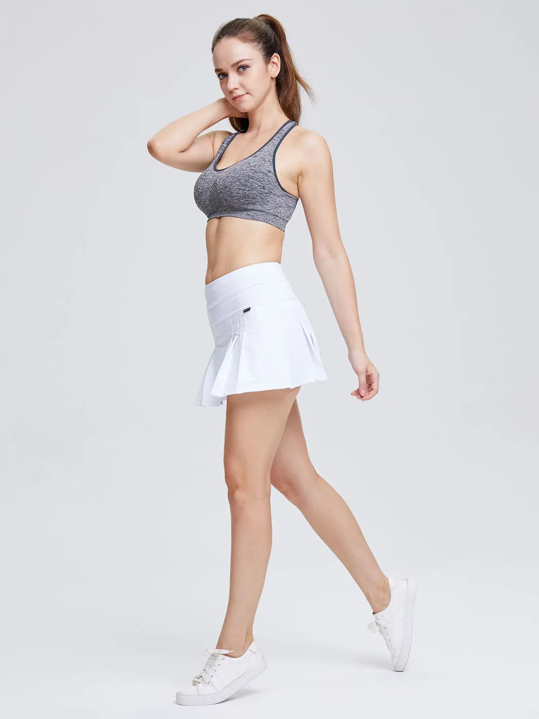 Women's Tennis Skirt Quick Dry Pleated with Pockets