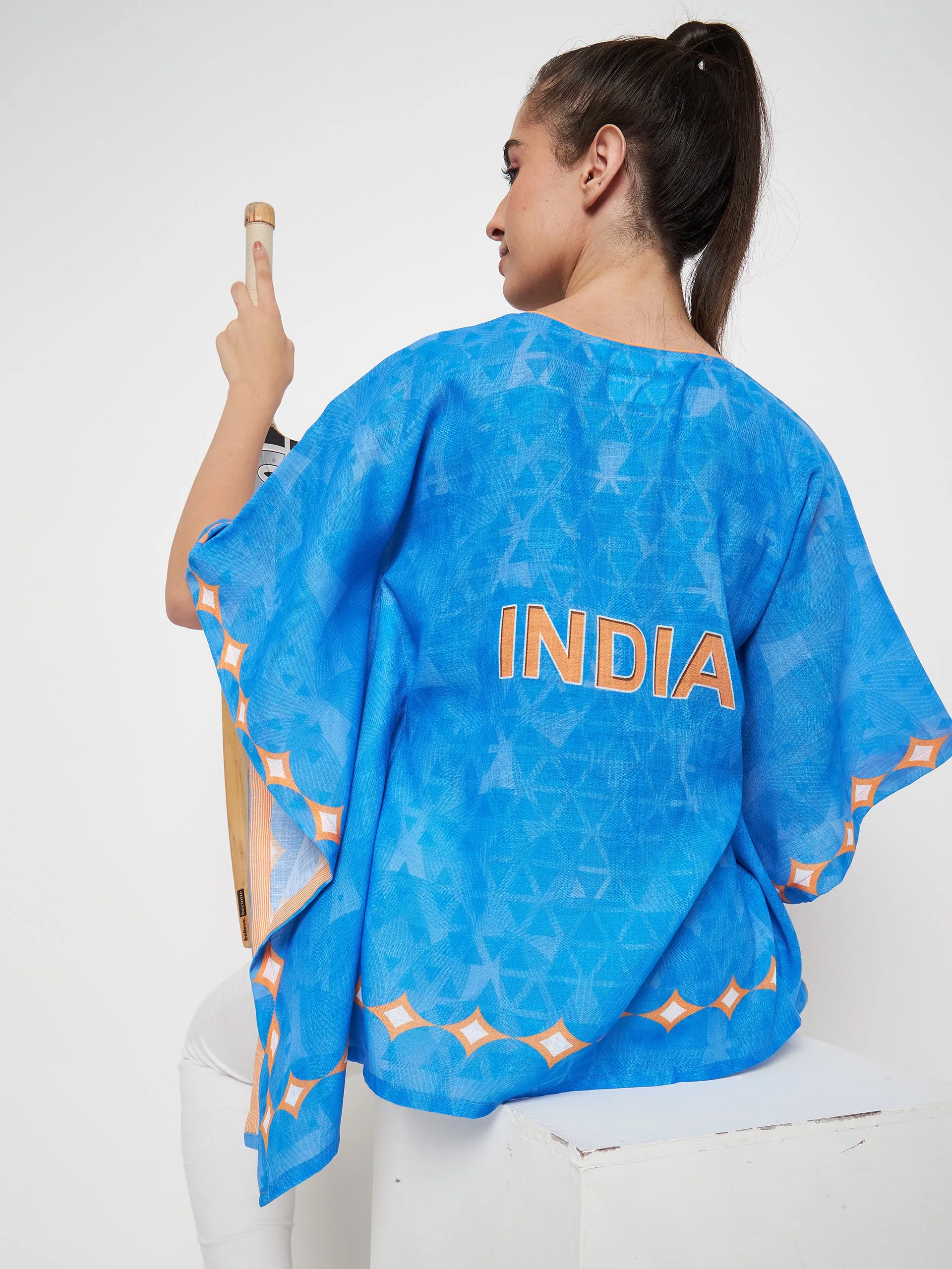 World Cup Cricket - India Wags and Fans Kaftan Top