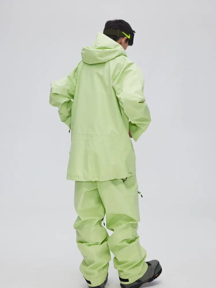 Yetisnow Apple Green Bib Pants - Men's