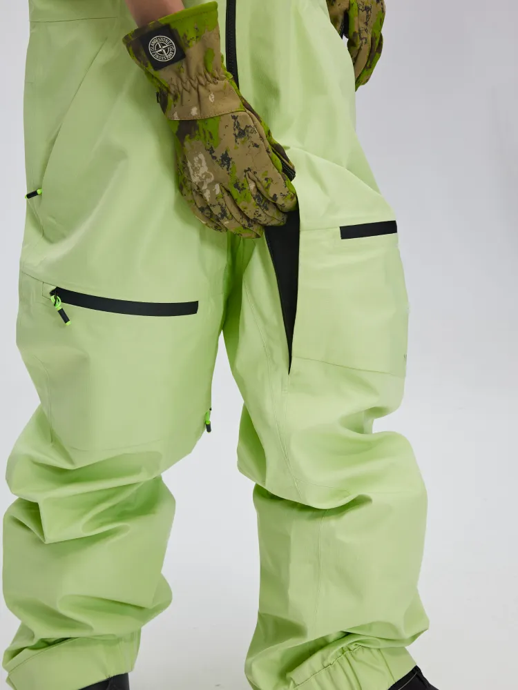Yetisnow Apple Green Bib Pants - Men's