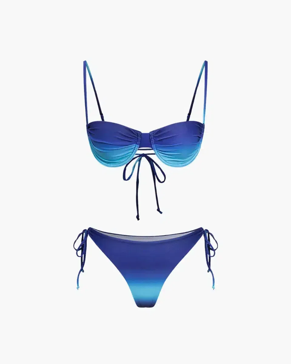 Zonara – Vibrant gradient – Ombre bikini set